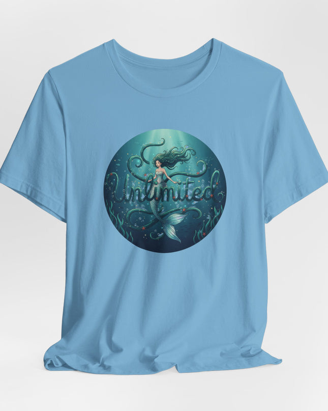 "Unlimited Mermaid" Unisex Jersey Short Sleeve Tee