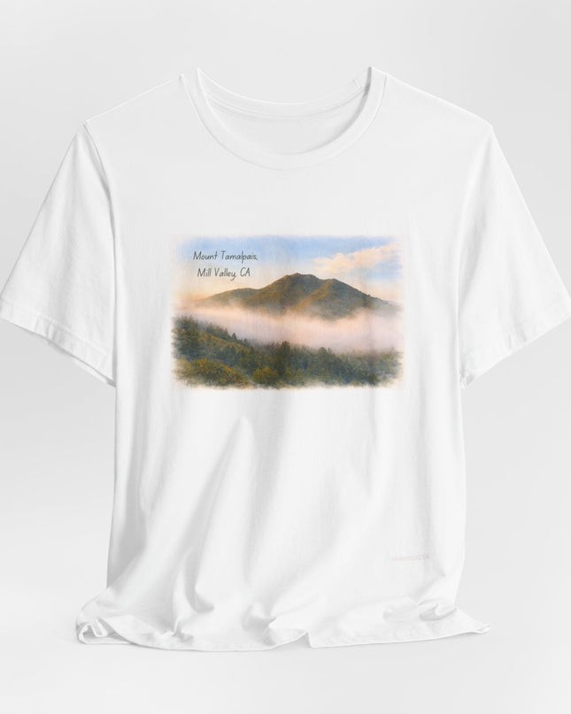 "Mount Tamalpais, Mill Valley, California" Unisex Jersey Short Sleeve Tee