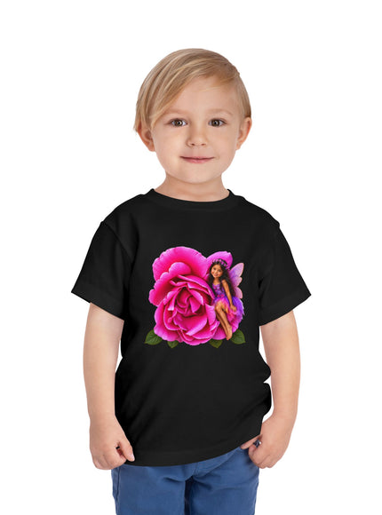 "Rose Fairy" Toddler Short Sleeve Tee