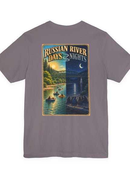 "Russian River Days, Russian River Nights" Unisex Jersey Short Sleeve Tee