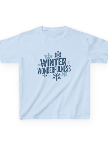 "Winter Wonderfulness" Kids Heavy Cotton Tee