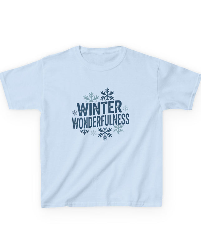 "Winter Wonderfulness" Kids Heavy Cotton Tee