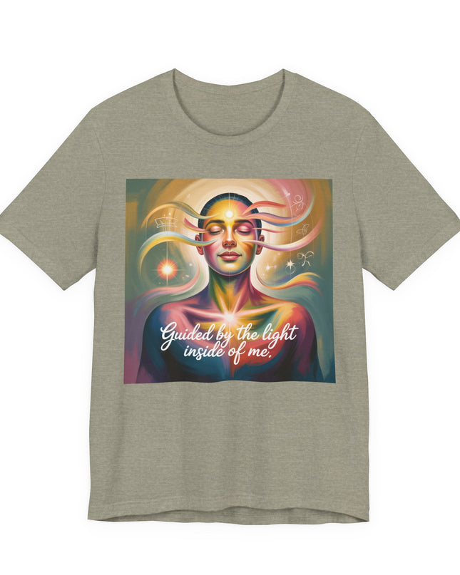 "Guided by the Light Inside of Me" Unisex Jersey Short Sleeve Tee