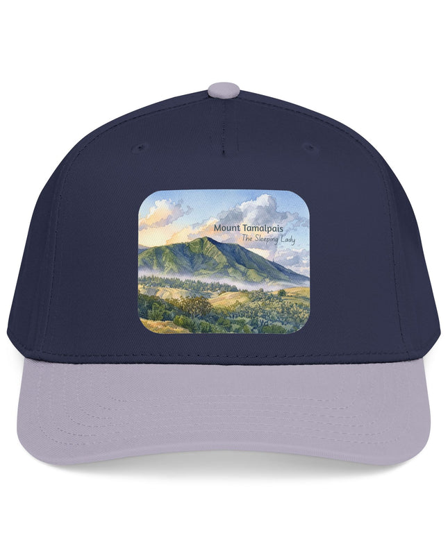 "Mount Tamalpais, the Sleeping Lady" Mid Profile Baseball Cap