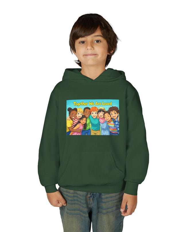 "Together We Are Loved" Youth Hooded Sweatshirt
