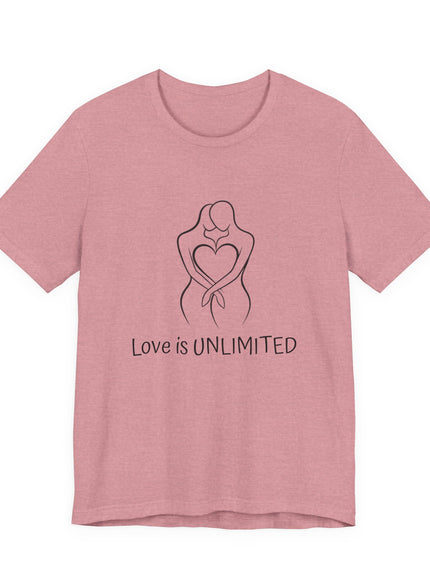 "Love is Unlimited" Unisex Jersey Short Sleeve Tee