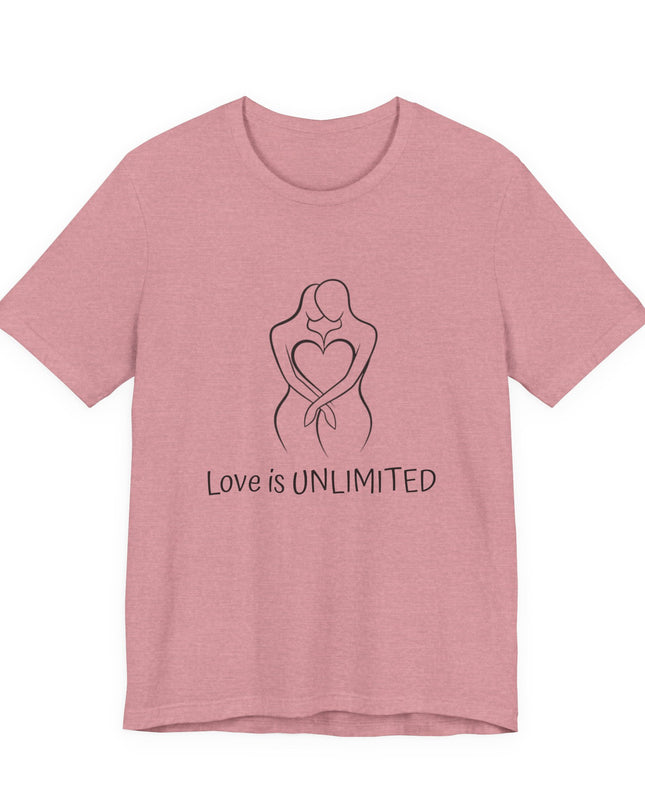 "Love is Unlimited" Unisex Jersey Short Sleeve Tee