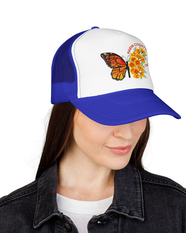"Butterfly Poppies, Marin County California" Foam Trucker Hat