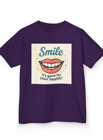 "Smile" Kids Heavy Cotton Tee