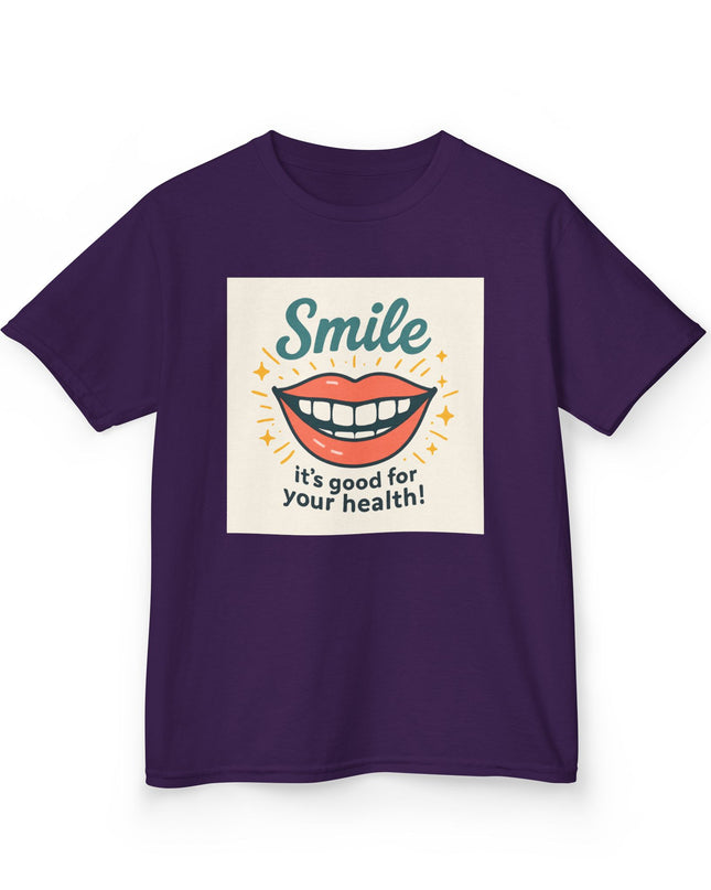 "Smile" Kids Heavy Cotton Tee