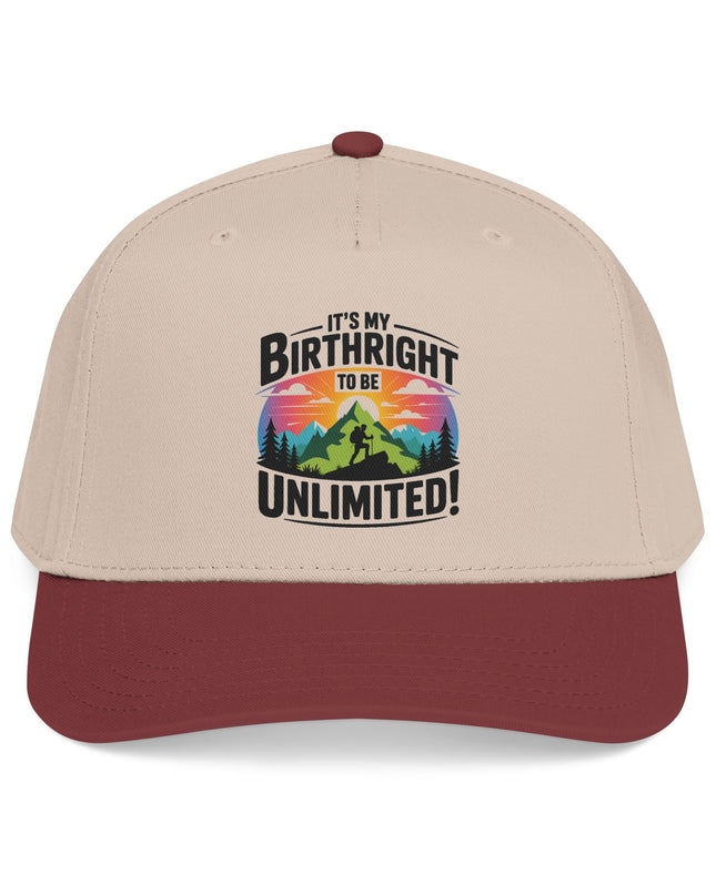 "It's my Birthright to be Unlimited" Mid Profile Baseball Cap