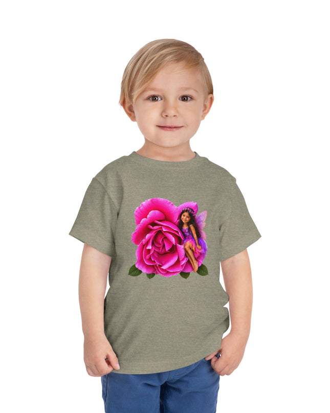 "Rose Fairy" Toddler Short Sleeve Tee