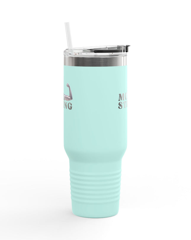 "Mom Strong" Insulated Travel Mug, 40oz