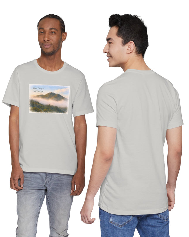 "Mount Tamalpais, Mill Valley, California" Unisex Jersey Short Sleeve Tee