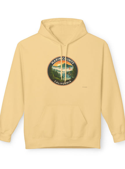 "Marin County, Above the Fog - no text" Unisex Midweight Softstyle Fleece Hoodie