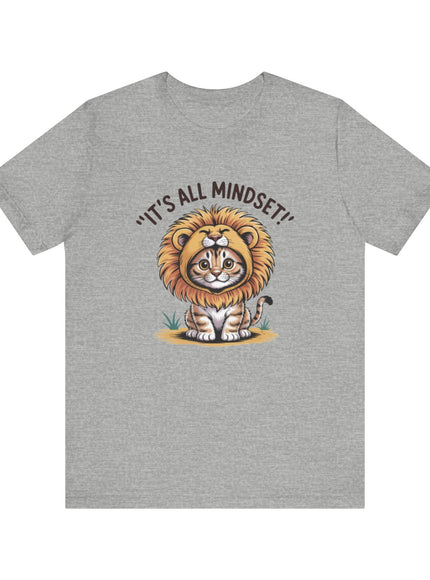 "Mindset Lion" Unisex Jersey Short Sleeve Tee