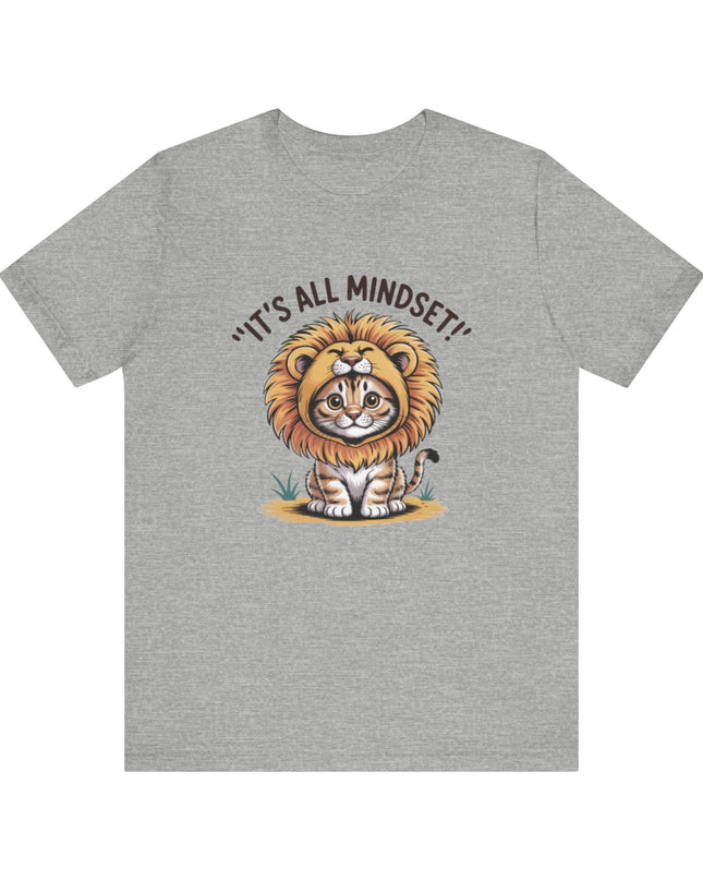 "Mindset Lion" Unisex Jersey Short Sleeve Tee