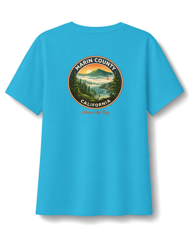 "Above the Fog" Women's Relaxed Jersey Short Sleeve V-Neck Tee