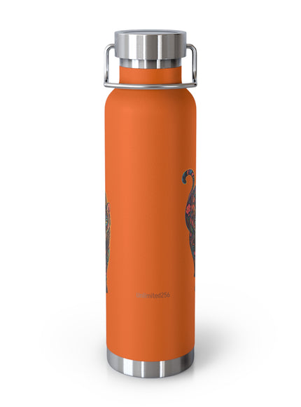 "Alebrije Panther" Copper Vacuum Insulated Bottle, 22oz