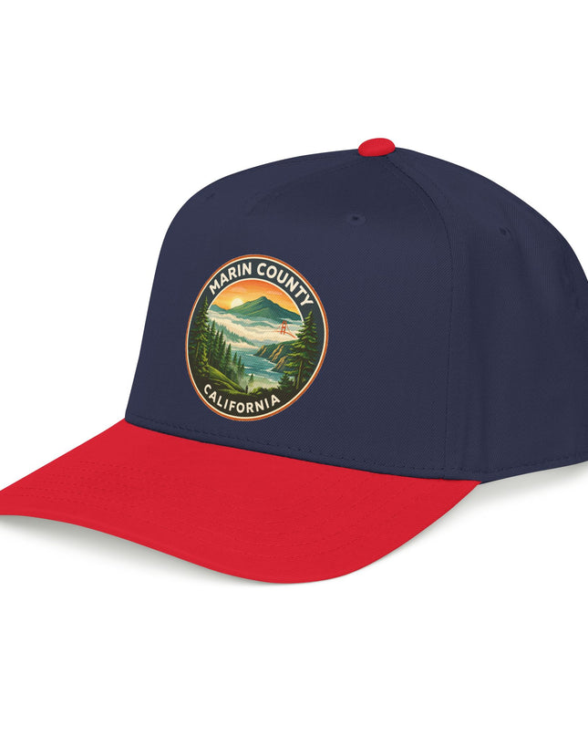 "Marin County, Above the Fog" Mid Profile Baseball Cap