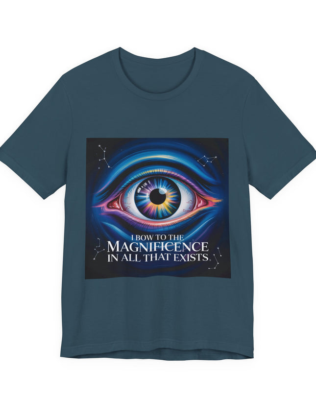 "I Bow to the Magnificence in all that Exists" Men's and Women's Jersey Short Sleeve Tee