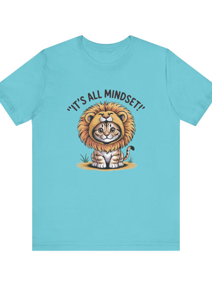 "Mindset Lion" Unisex Jersey Short Sleeve Tee