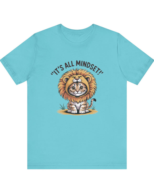 "Mindset Lion" Unisex Jersey Short Sleeve Tee