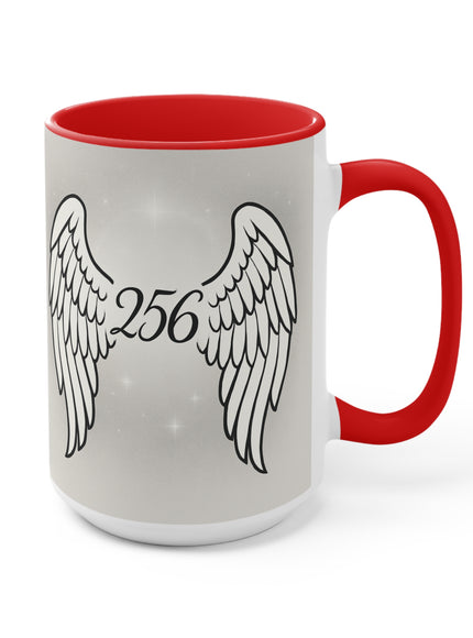 "Celestial Angel Wings 256" Accent Mug
