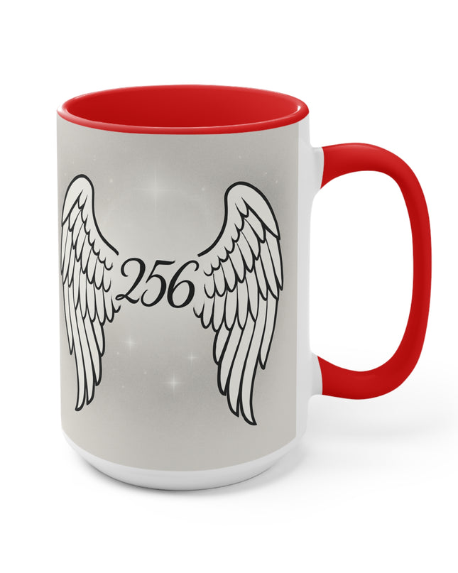 "Celestial Angel Wings 256" Accent Mug