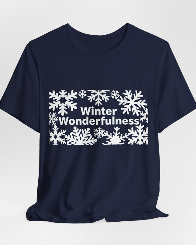 "Winter Wonderfulness" Unisex Jersey Short Sleeve Tee