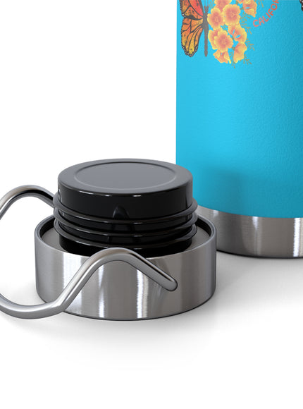 "Butterflies and Poppies Marin County, California" Copper Vacuum Insulated Bottle, 22oz