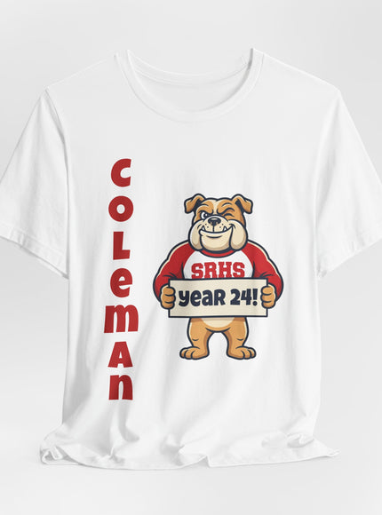 "Coleman - Year 24!" Unisex Jersey Short Sleeve Tee