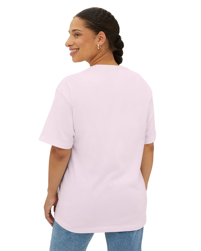 "GLOW Olive Earring Boxy" Oversized M 100% Cotton Tee