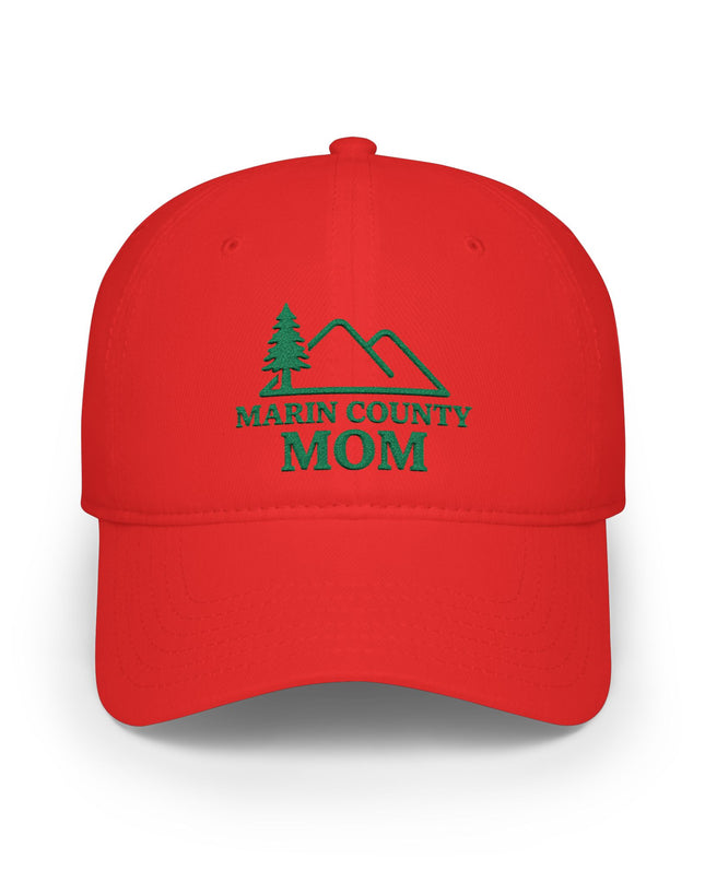 "Marin County Mom" Embroidered Low Profile Baseball Cap