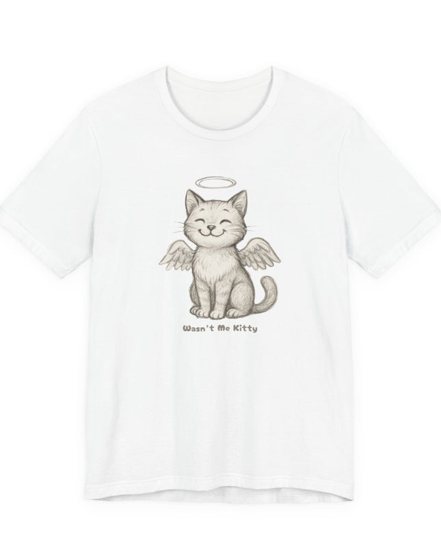 "Wasn't Me Kitty" Unisex Jersey Short Sleeve Tee