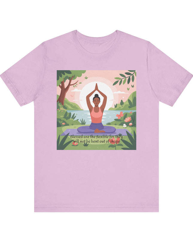 "Blessed are the Flexible" Unisex Short Sleeve Tee