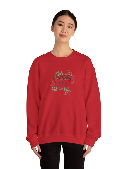 "Gratefully Living My Story" Unisex Adult Sweatshirt
