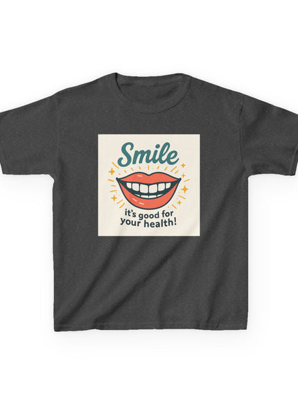 "Smile" Kids Heavy Cotton Tee