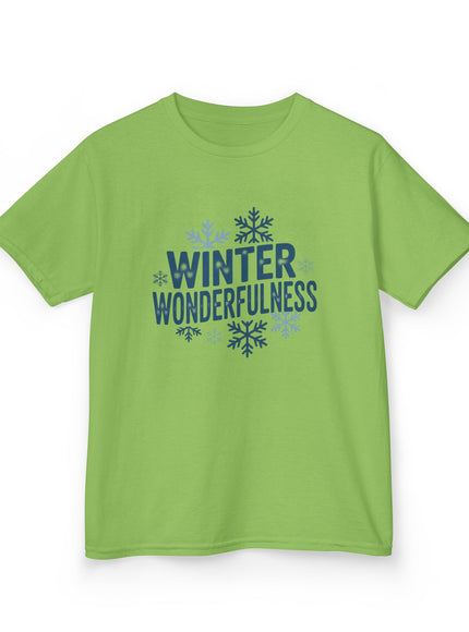 "Winter Wonderfulness" Kids Heavy Cotton Tee
