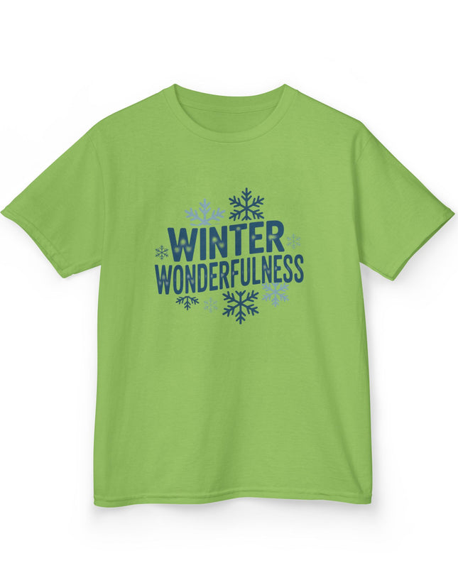 "Winter Wonderfulness" Kids Heavy Cotton Tee