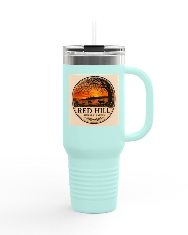 "Red Hill Sunset Farms" Insulated Travel Mug, 40oz
