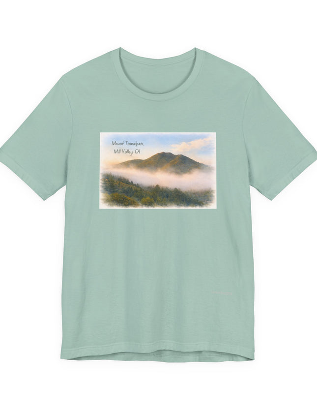 "Mount Tamalpais, Mill Valley, California" Unisex Jersey Short Sleeve Tee