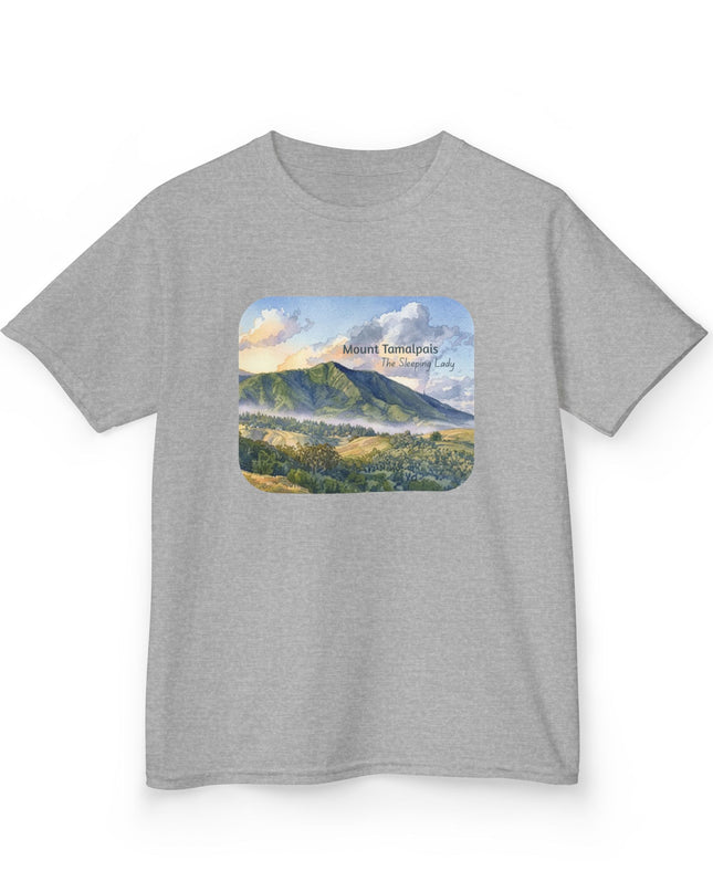 "Mount Tamalpais, the Sleeping Lady" Kids Heavy Cotton Tee
