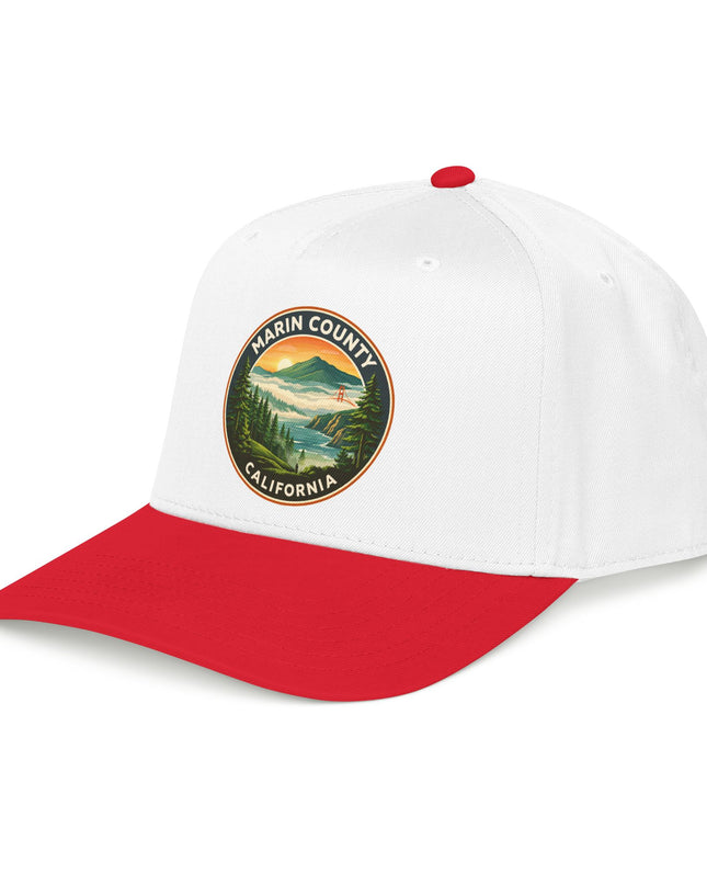 "Marin County, Above the Fog" Mid Profile Baseball Cap