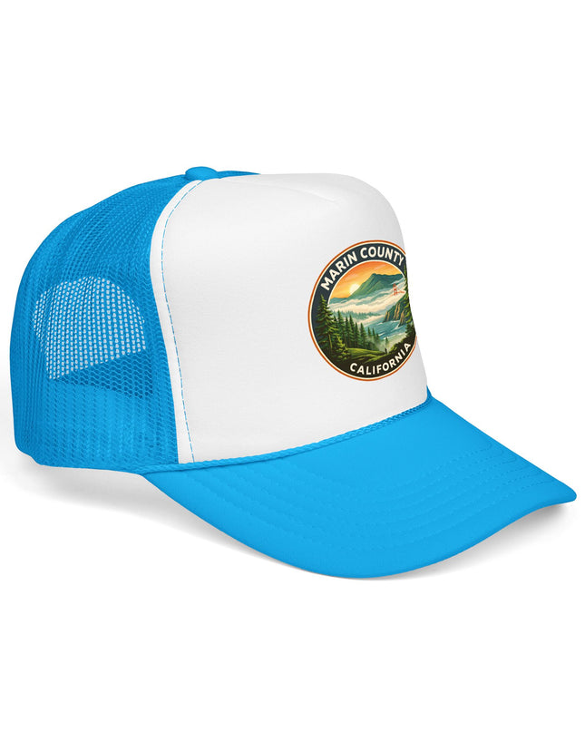"Marin County, Above the Fog" Foam Trucker Hat