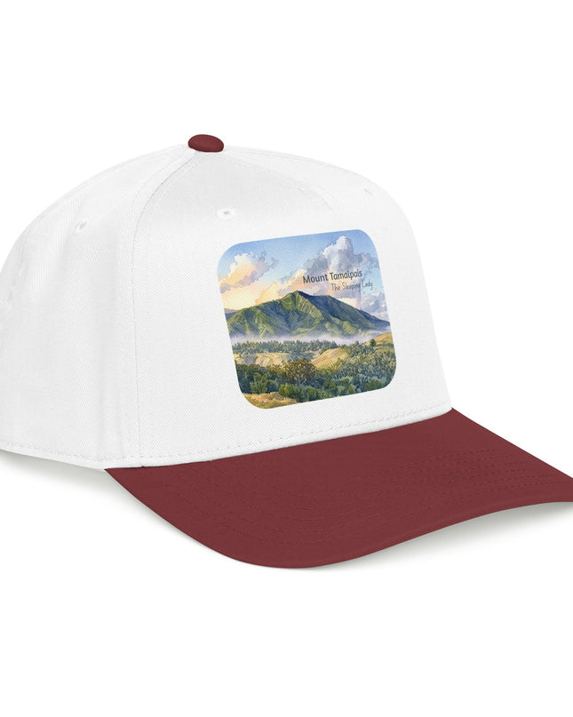 "Mount Tamalpais, the Sleeping Lady" Mid Profile Baseball Cap