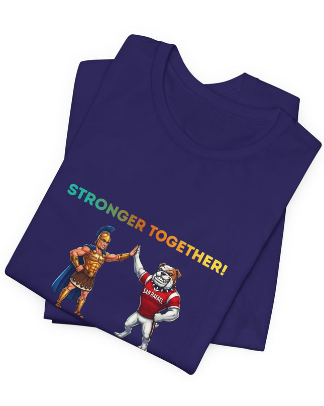 "Stronger Together SR and TL Mascots" Unisex Jersey Short Sleeve Tee