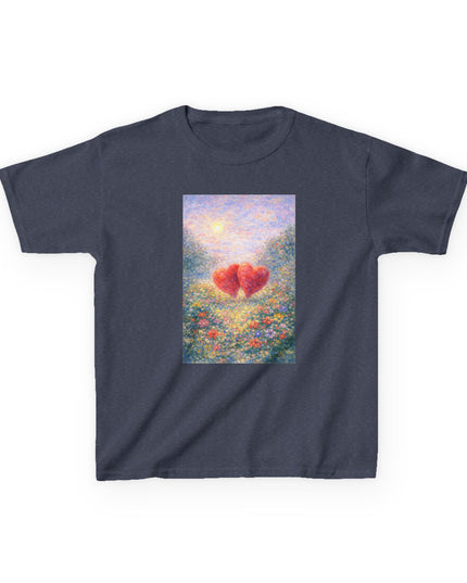"Valentine's Day - Monet Style" Kids Heavy Cotton Tee