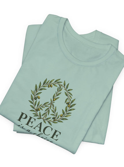 "Peace is a Choice" Unisex Jersey Short Sleeve Tee