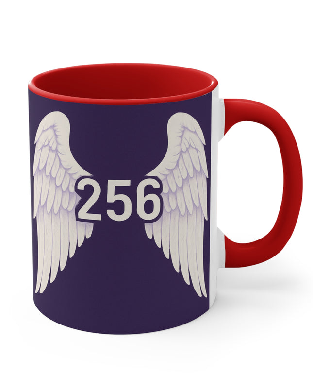 "Fluffy Angel Wing 256" Accent Mug
